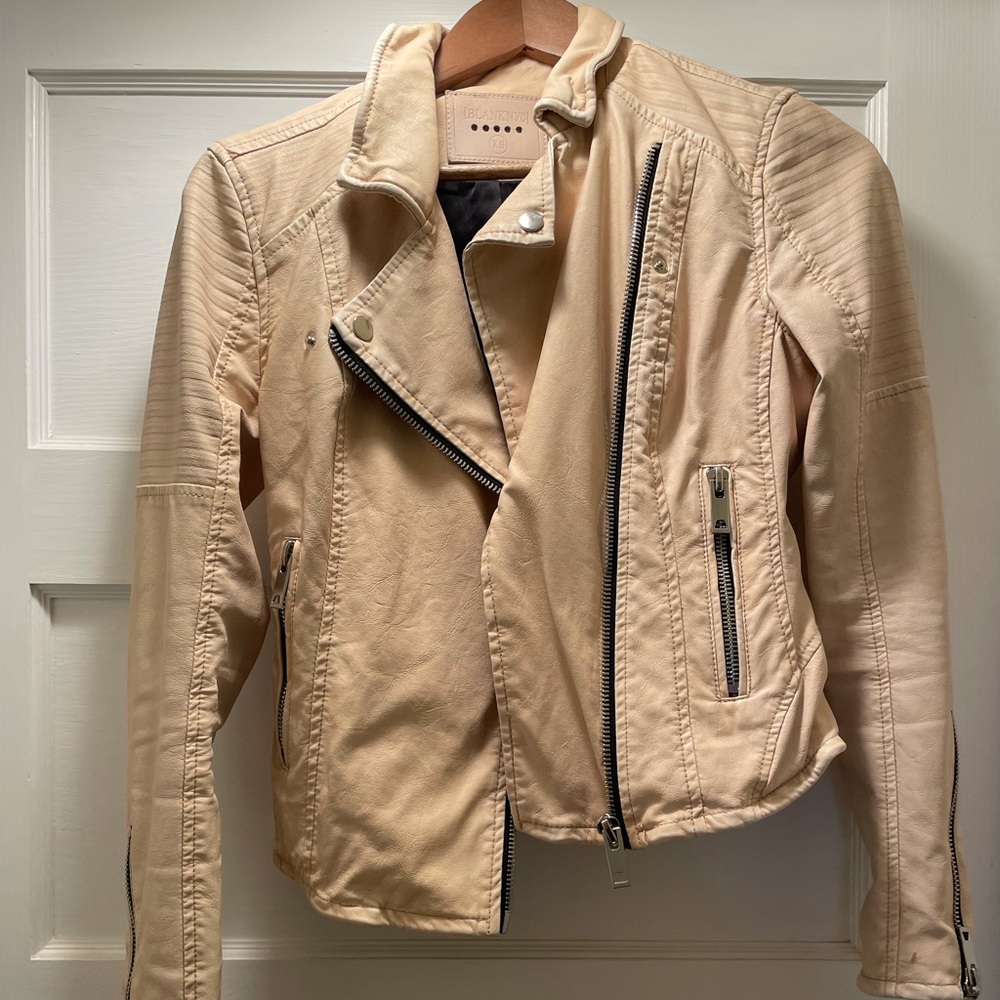 Women’s jacket/ blanknyc/ size XS/ light pink/cream color
